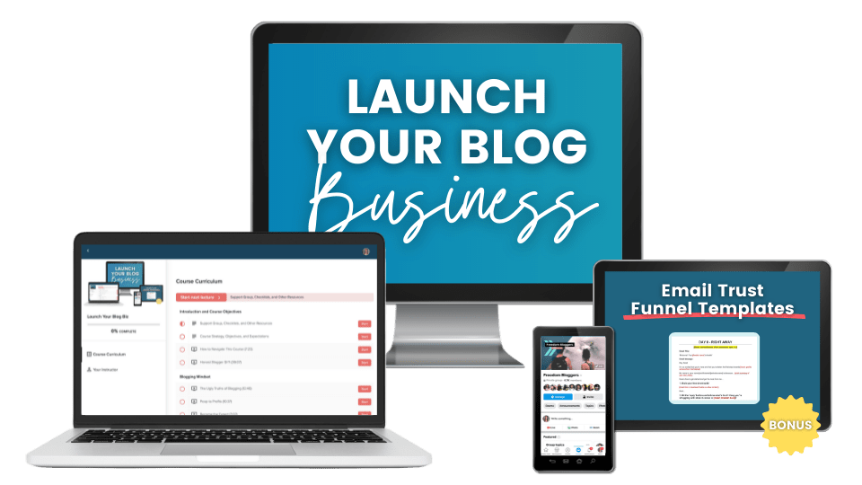 launch your blog course
